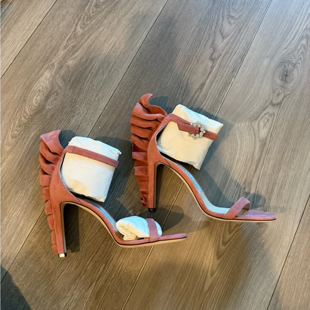 Jimmy Choo Karalie in Rosewood Suede. Size 36. New With Tags. - Picture 4 of 8